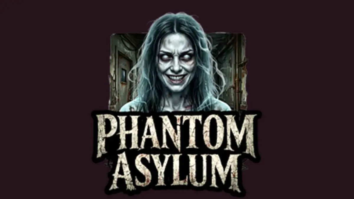 Tampilan visual mencekam dari slot Phantom Asylum dengan tema rumah sakit jiwa yang terbengkalai.